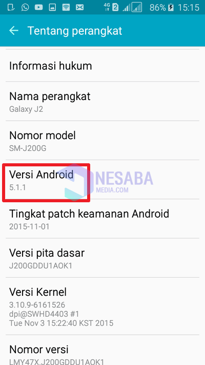 versi Android