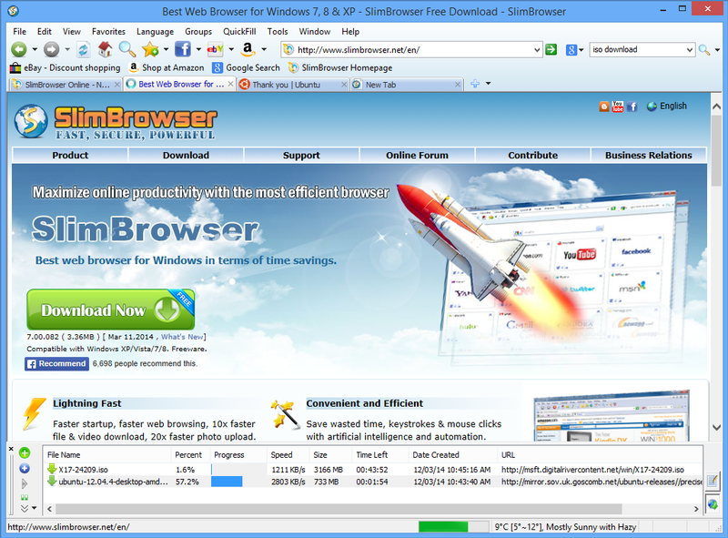 Download SlimBrowser Terbaru