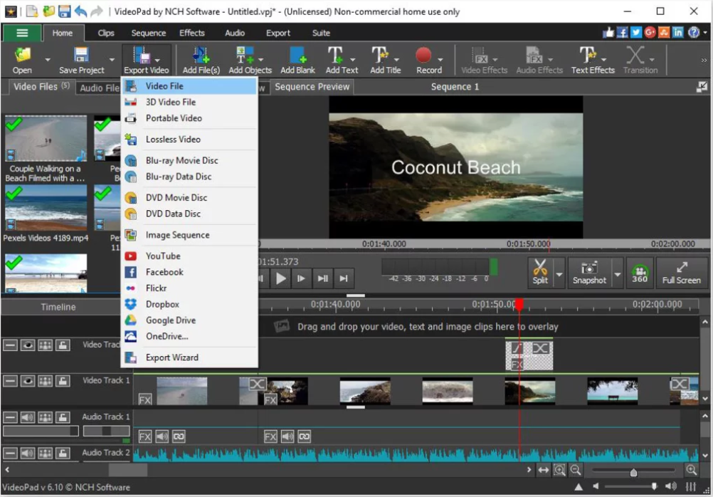 Download VideoPad Video Editor