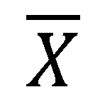 X bar Equation 3