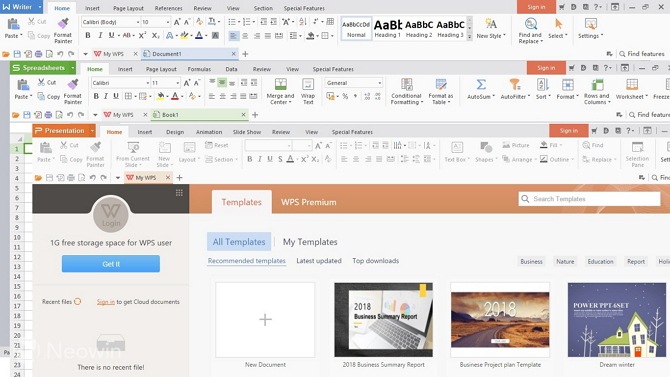 aplikasi pengolah kata WPS Office