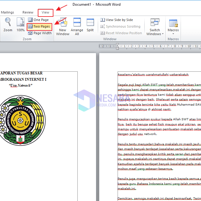 Cara Memberi Nomor Halaman Romawi Pada Microsoft Word Cara Aimyaya Cara Semua Cara