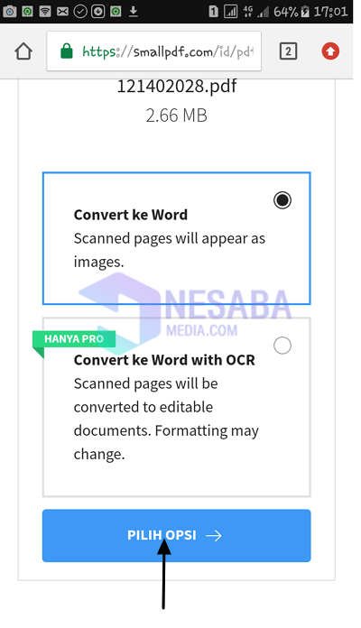 convert to word