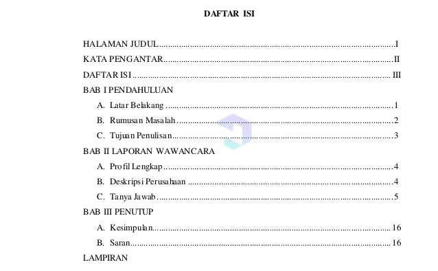 Contoh Makalah Hasil Wawancara Laporan Hasil Wawancara Cuitan Dokter