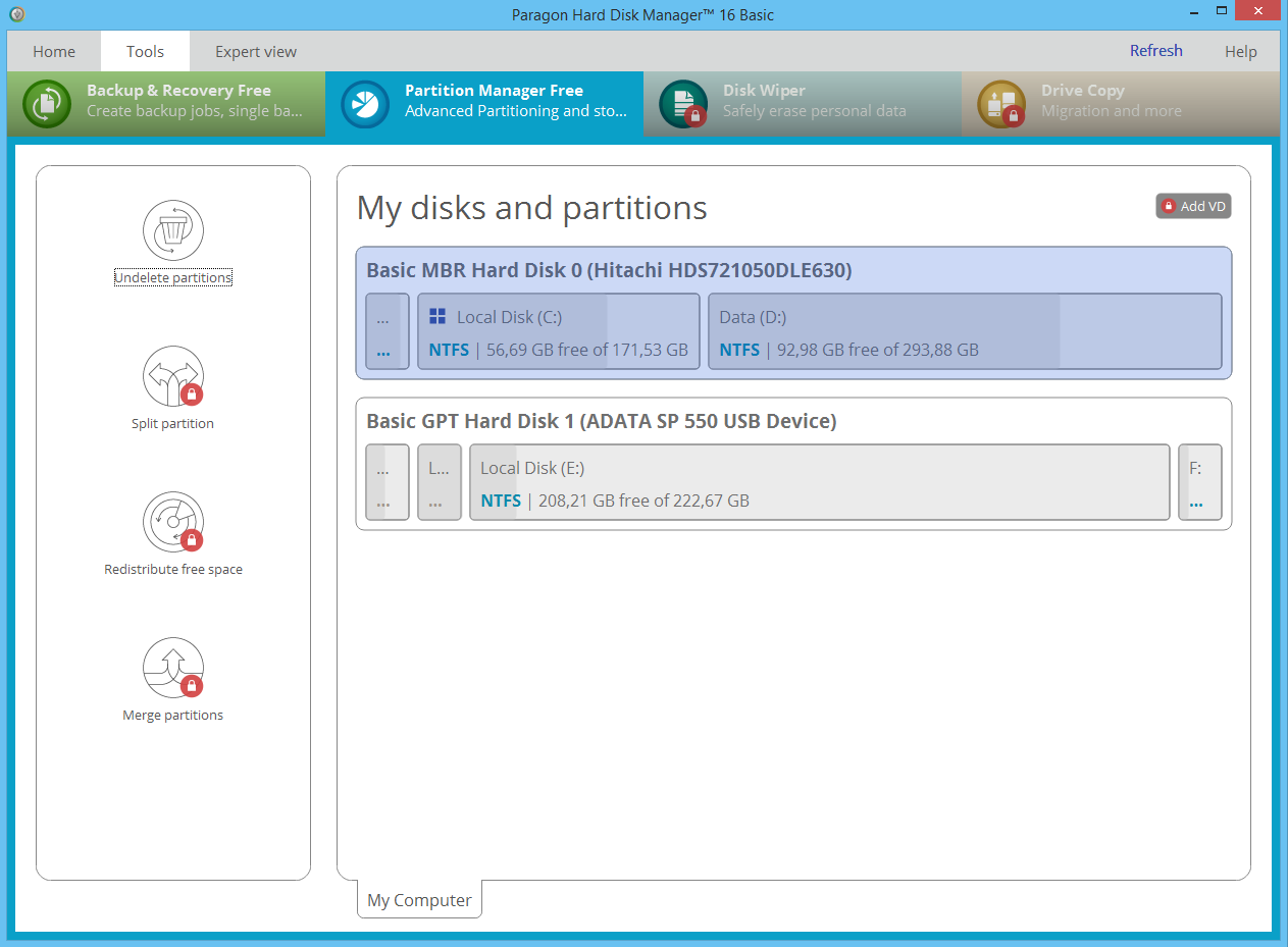 Download Paragon Partition Manager