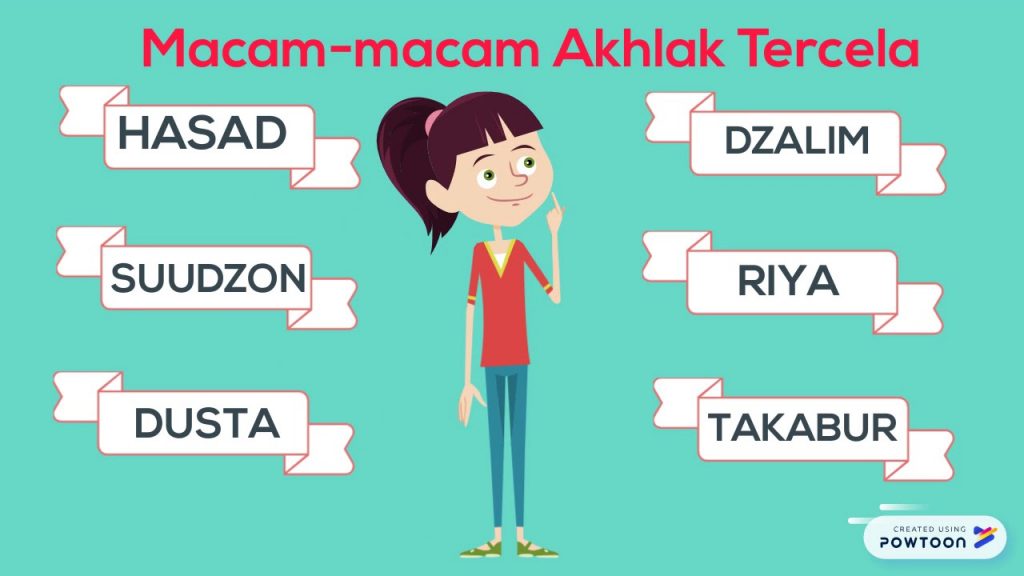 Akhlak madzmumah adalah