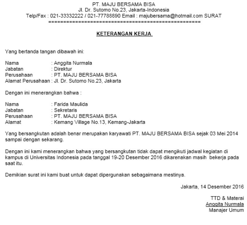 15 Contoh Surat Rekomendasi Kerja, Sekolah, Beasiswa, Jabatan Dll