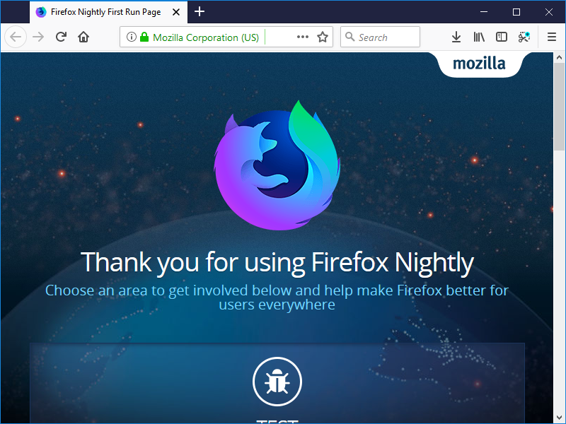 Download Firefox Nightly Terbaru