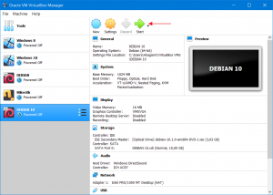 Instalasi Debian 10 di VirtualBox langkah awal