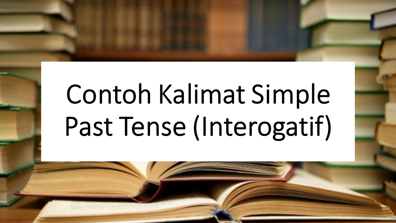 Contoh Kalimat Simple Past Tense Interogatif