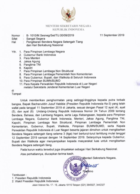 Surat Pengumuman