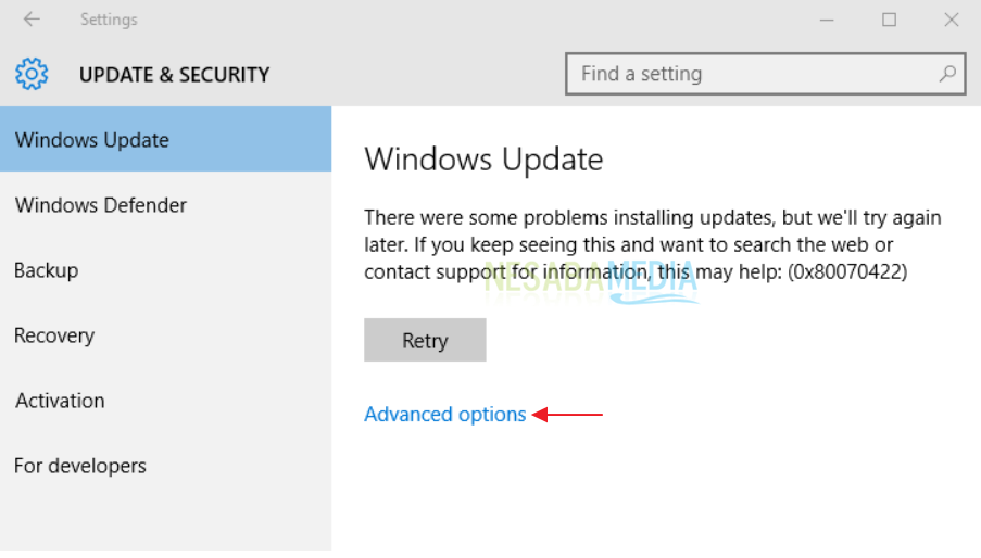 cara mengatasi windows update error 80072efd