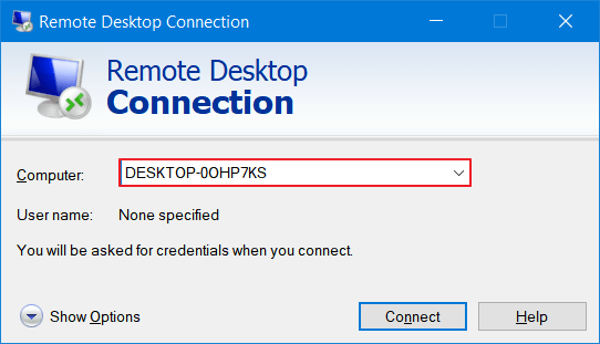 Menggunakan RDP di Windows PC B - 2
