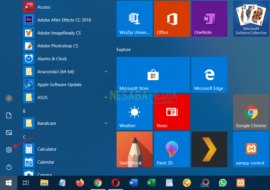 Mengubah Warna Tampilan Windows 10 - Langkah 2