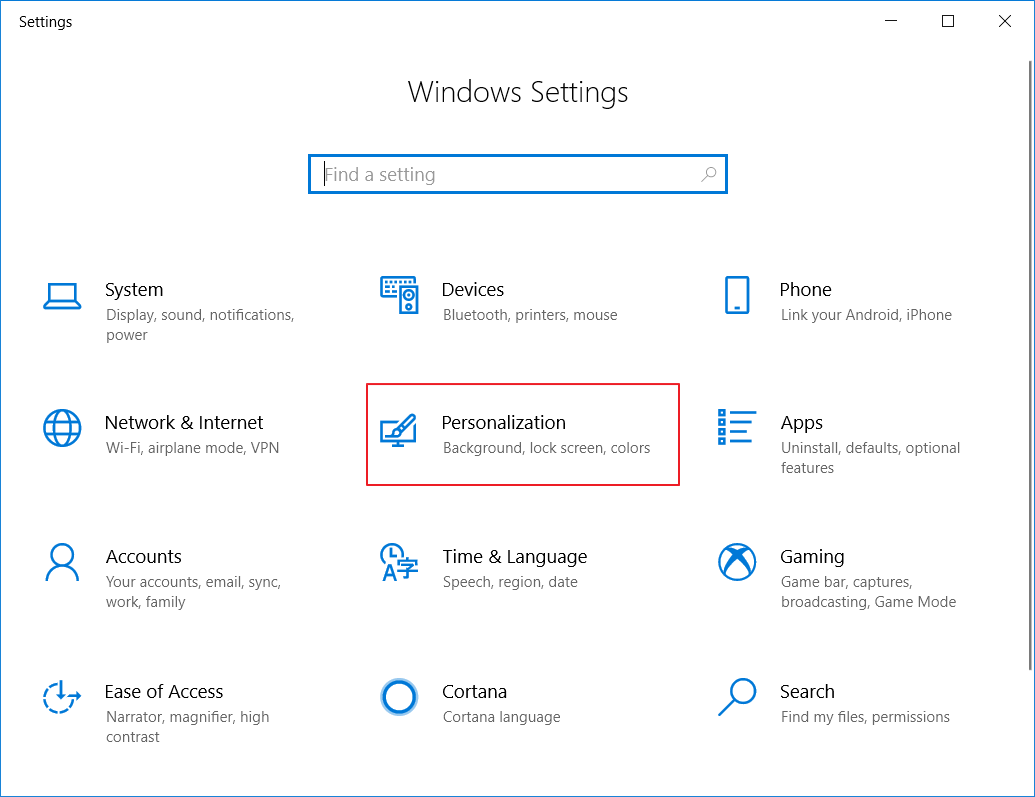 Mengubah Warna Tampilan Windows 10 - Langkah 3