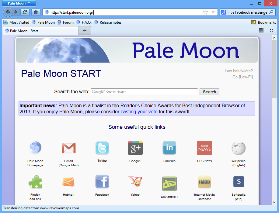 Download Pale Moon Terbaru