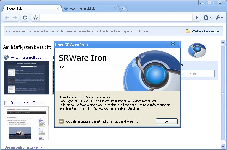 Download SRWare Iron Terbaru