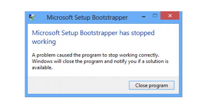Cara Mengatasi Microsoft Office Setup Bootstrapper Has Stopped Working