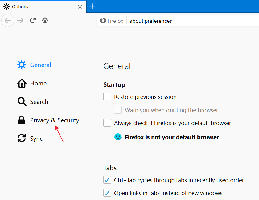 Cara Menghapus Cache di Windows 10 - Firefox 3