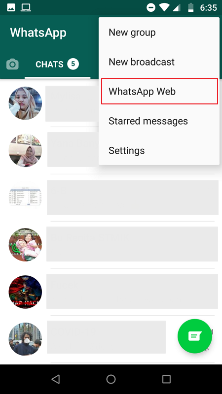 Melihat Barcode Whatsapp 4