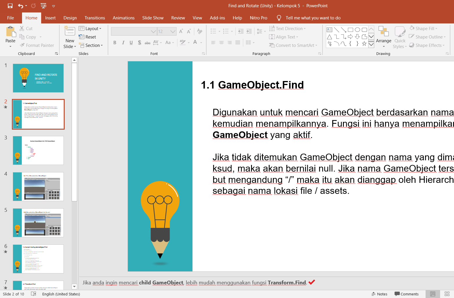 Membuat Catatan Tersembunyi di Powerpoint - Nesabamedia 2