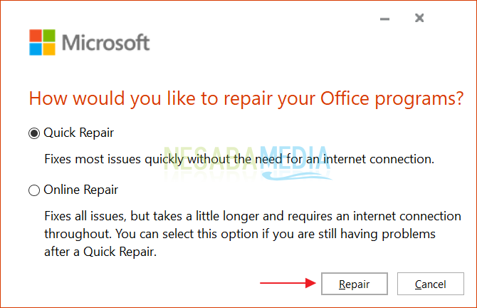 Mengatasi Microsoft Office Word Tidak Bisa Dibuka 3