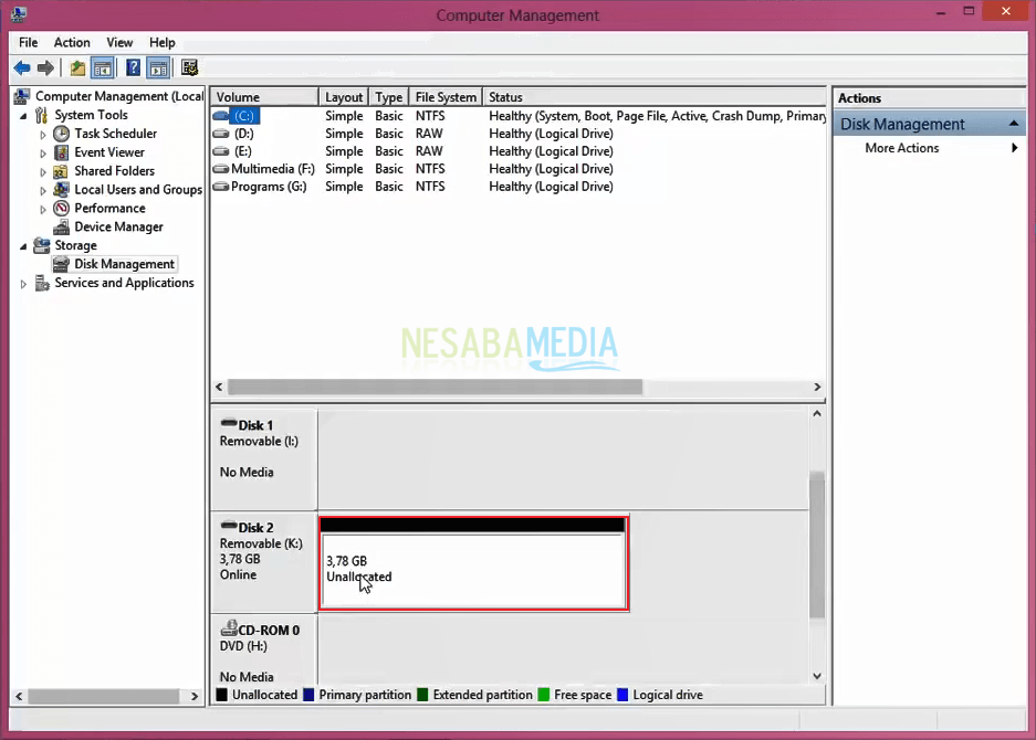 Mengatasi Windows Was Unable To Complete The Format 3