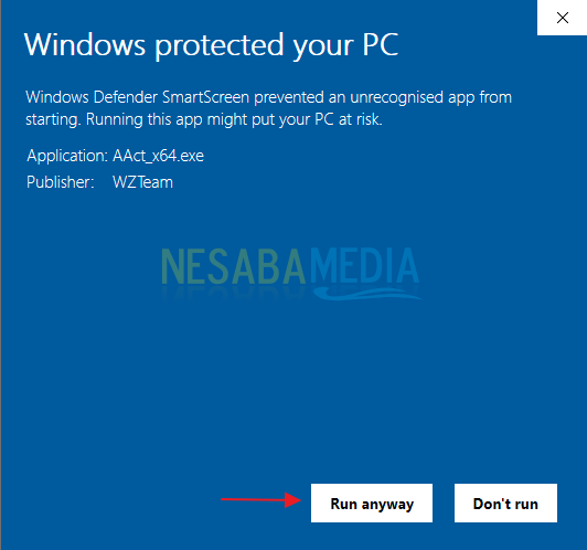 Menghilangkan Pesan Activate Windows 9