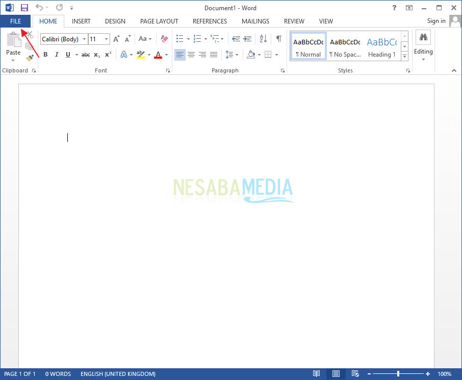 Menonaktifkan Add-ins Office Word Nesaba 1