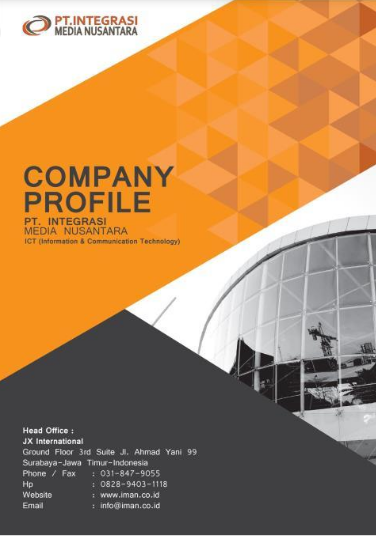 Company Profile Dengan Warna Sederhana