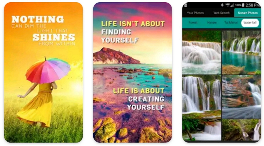 Aplikasi Edit Tulisan di HP Android - Text Over Photo