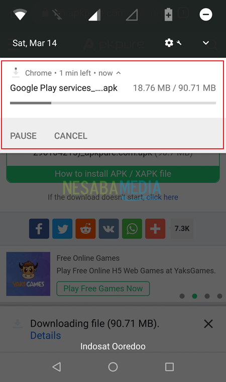 memperbarui layanan google play service 8