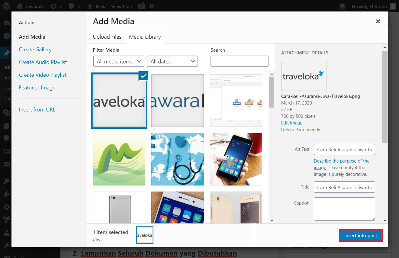 Cara Menambahkan Gambar di WordPress Terbaru