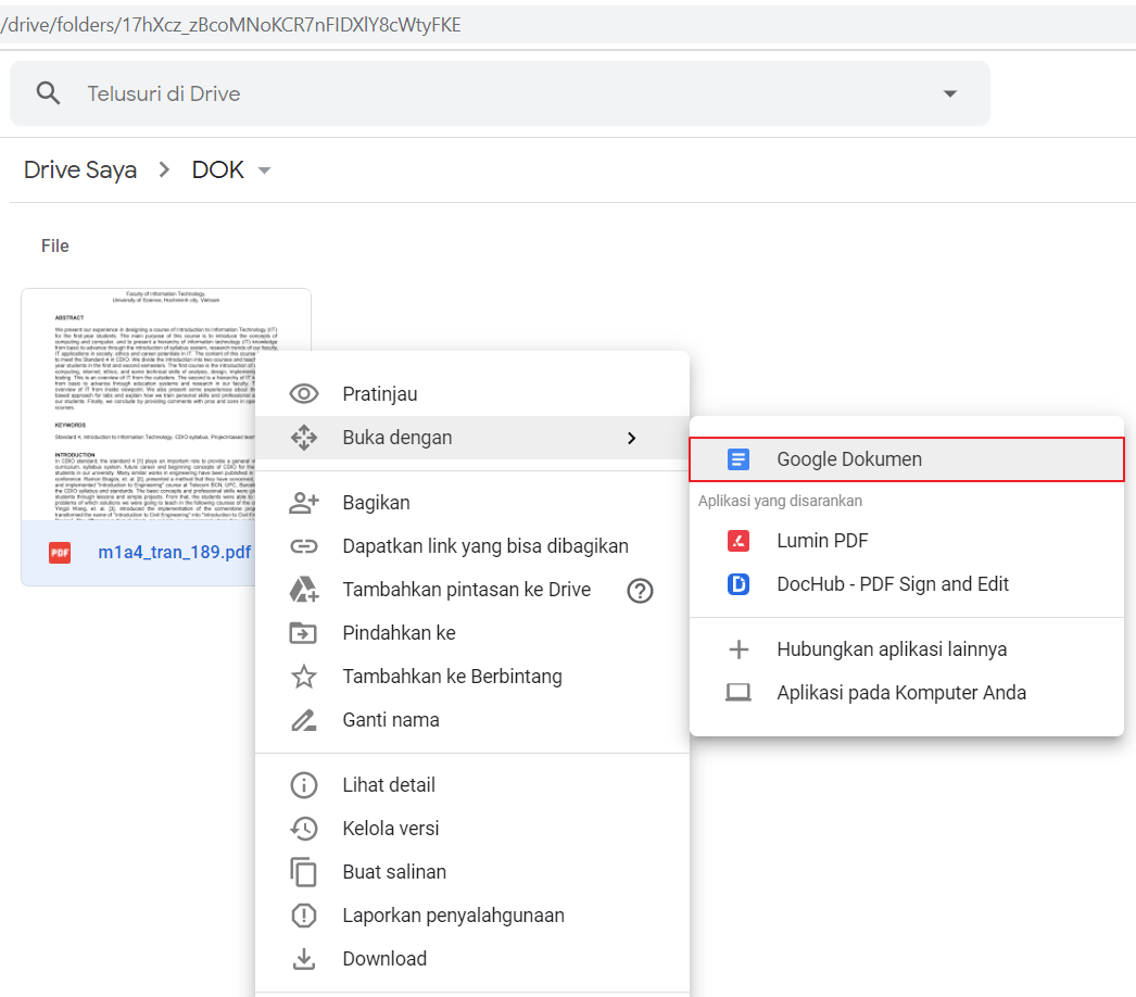 Translate Dokumen Menggunakan Google Drive 3