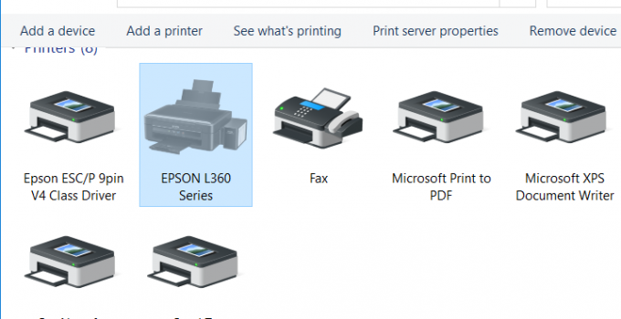 Cara Add Printer di Windows 10