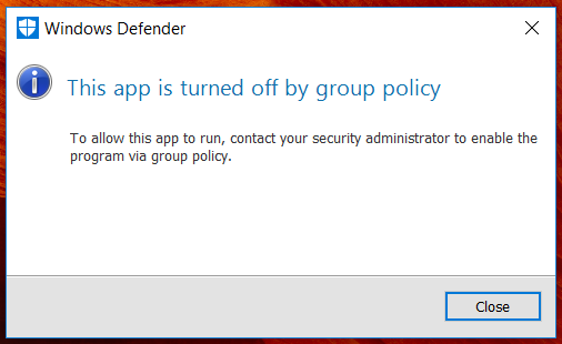 Cara Mengatasi Windows Defender Turned Off by Group Policy