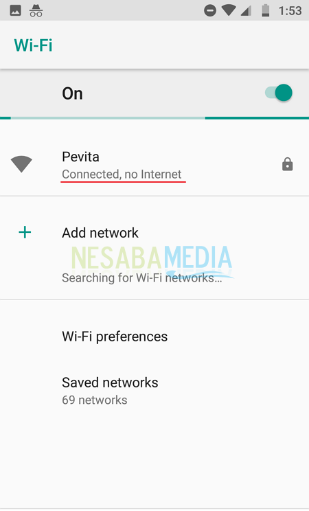 WiFi Terhubung Tapi Tidak Bisa Akses Internet Android 2