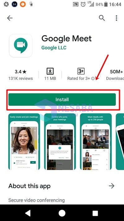 cara menggunakan google meet di android