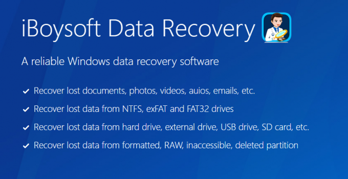 Fitur Utama iBoysoft Data Recovery
