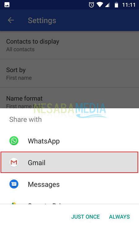 cara memindahkan kontak ke gmail hp vivo