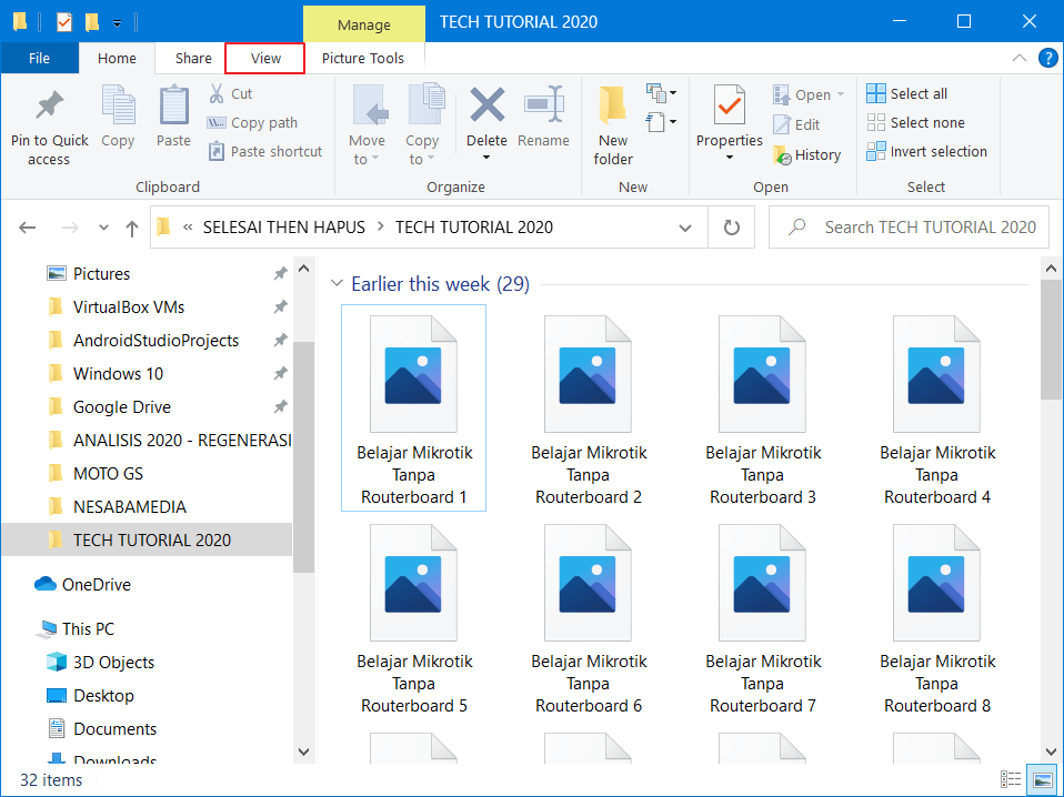 Cara Menampilkan Gambar di Windows Explorer