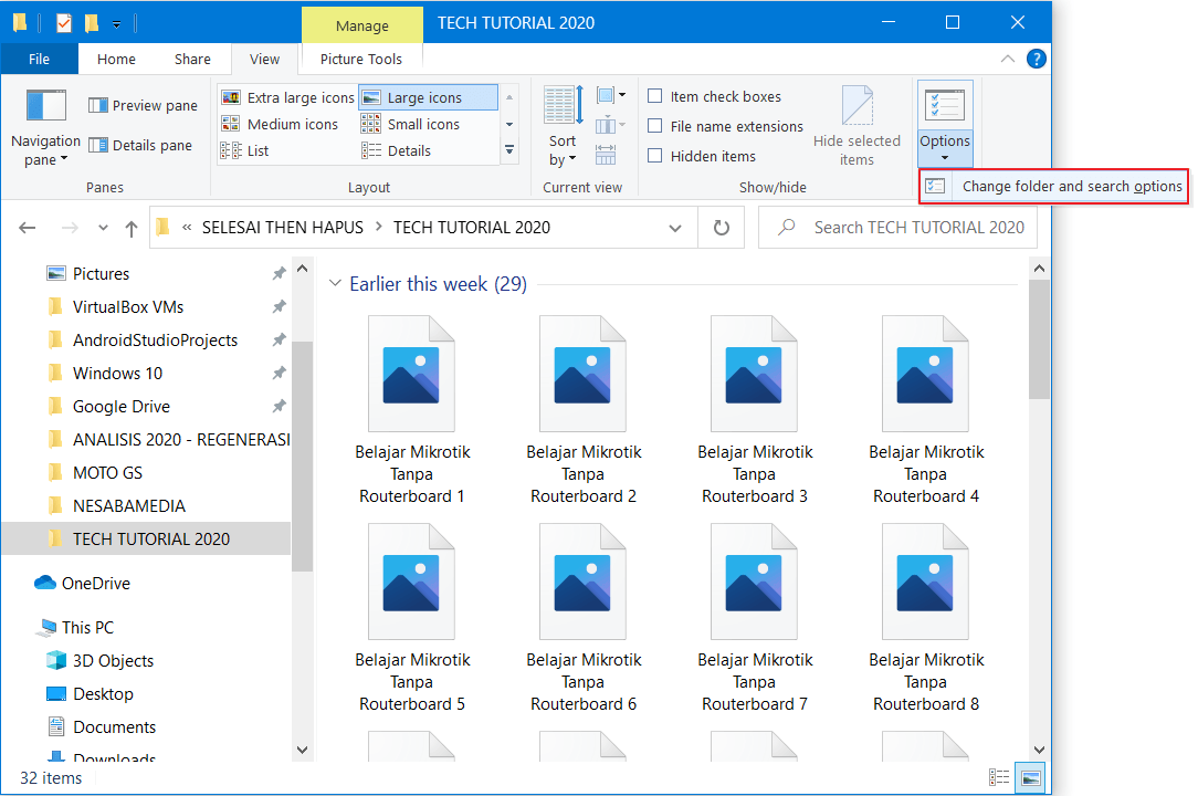 Cara Menampilkan Gambar di Windows Explorer yang Hilang