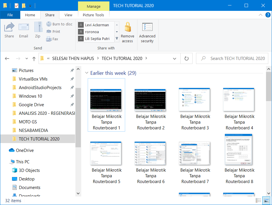 Cara Menampilkan Gambar di Windows Explorer Tidak Terdeteksi
