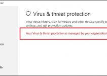 2 Cara Mengatasi Your Virus & Threat Protection Is Managed by Your Organization