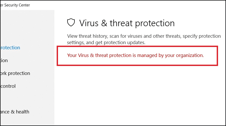 Cara Mengatasi Your Virus & Threat Protection Is Managed by Your Organization - Featured