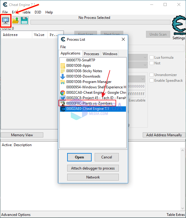 cara menggunakan cheat engine 6.3