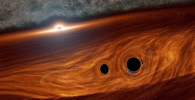 Fenomena Tabrakan Dua Black Hole Raksasa