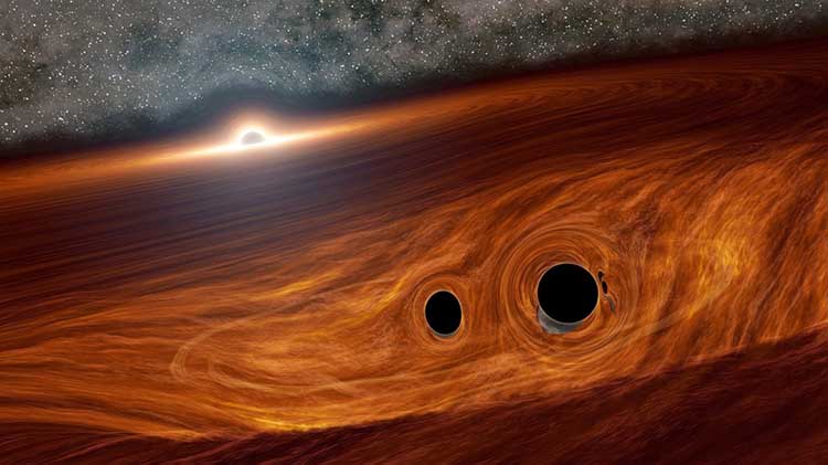 Fenomena Tabrakan Dua Black Hole Raksasa