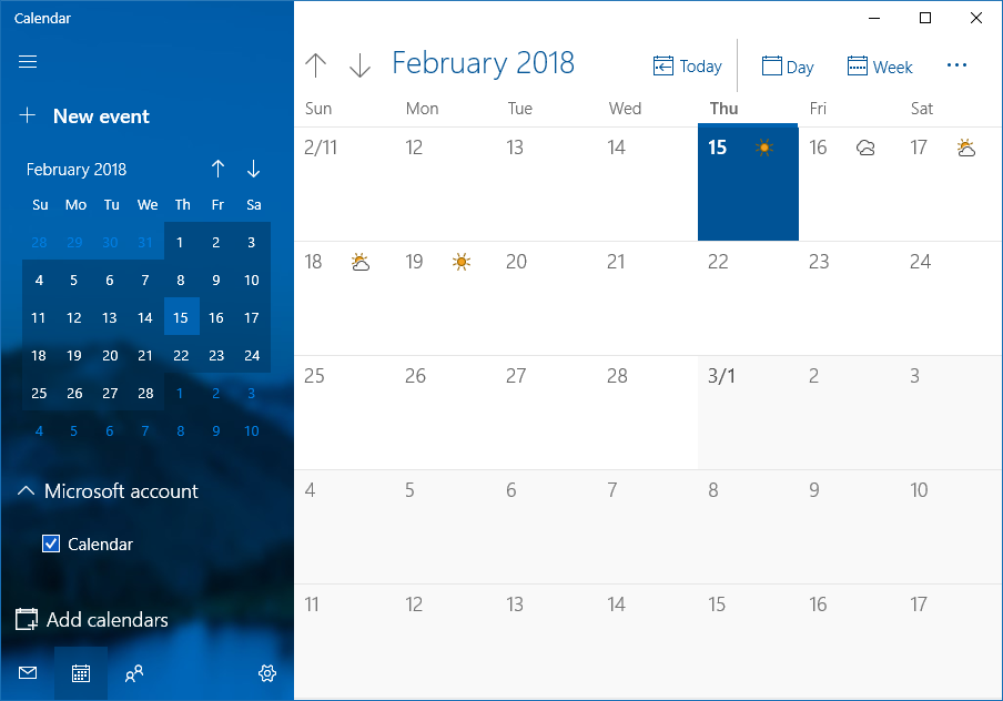 Aplikasi Kalender untuk PC / Laptop - Desktop Calendar