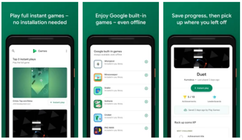 aplikasi untuk merekam layar Android keempat adalah Google Play Games